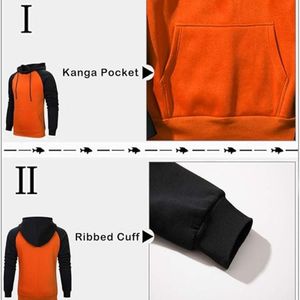 Clush Industries High Quality Polyester/Cotton Unisex Heavy Pullover Hoodie <b>Thermal</b> <b>Fleece</b> Pocket Quick Dry Breathable Winter - Product Image 3