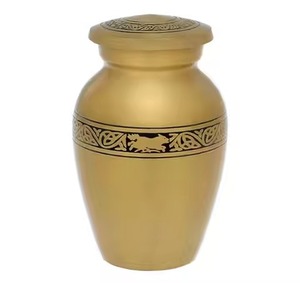 Decorative Aluminium <b>Keepsake</b> Urns Small <b>Ashes</b> Holder Mini Memorial Cremation Urn Funeral Tribute Display - Product Image 1
