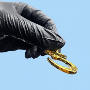 จี้ห้อยคอแบบตัวอักษรเรียงต่อกันสไตล์แร็ปเปอร์สั่งทำพิเศษ เงินแท้ 925 ประดับเพชร จี้ฮิปฮอป จี้ตัวอักษรชื่อสั้นๆ สำหรับเธอ - Product Image 4