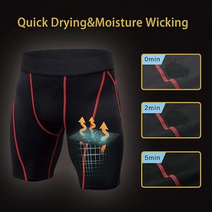 Men's Mid Waist Compression <b>Shorts</b> Solid Black Breathable <b>Spandex</b> Cotton Elastic Waist Casual Knitted <b>Shorts</b> - Product Image 3