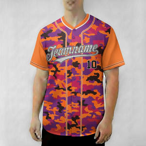 Camisetas de béisbol con logotipo personalizado, de alta calidad, impresas digitalmente, con botones, uniformes de béisbol para equipos de animación, impresión por sublimación - Product Image 1
