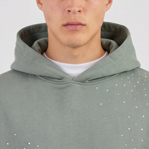 Sweat-shirts à strass pour hommes, prix ajustable, anti-rides, qualité supérieure, respirants - Product Image 4