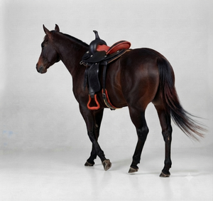 Soporte para Silla de Montar de Cuero Occidental Hecho a Mano WWHSO5755 de Saddle Maker, con Estructura de Madera y Herrajes de Acero Inoxidable SUS304, Asiento Cómodo - Product Image 6