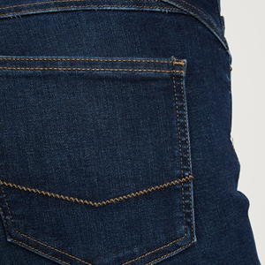 Jeans de Mujer, Lavados, de Algodón, Corte Ajustado, con Logotipo Personalizado, Cintura Alta, Elásticos, con Botones, Pantalones de Mezclilla Personalizados - Product Image 6