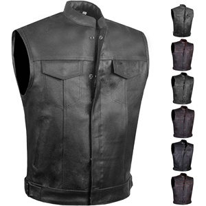Chaleco de cuero para mujer, motocicleta, alta durabilidad, ajuste cómodo, ropa protectora, alta durabilidad, ajuste cómodo, ropa protectora - Product Image 3