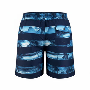 Short de bain pour homme 2026, best-seller, séchage rapide, respirant, uni, avec cordon de serrage et doublure en maille, 100 % polyester - Product Image 3