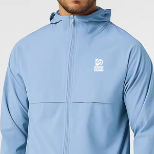 Veste coupe-vent pour homme fabriquée professionnellement, style streetwear, manches longues, légère, imperméable, respirante, tendance - Product Image 3