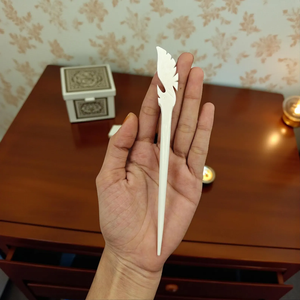 กิ๊บติดผมทำจากกระดูกที่เป็นมิตรกับสิ่งแวดล้อม |   เครื่องประดับผมทำมือ - Product Image 1