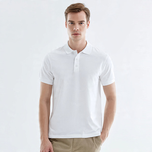 Polo d'été en gros pour hommes, manches courtes, léger, 100 % coton - Product Image 5