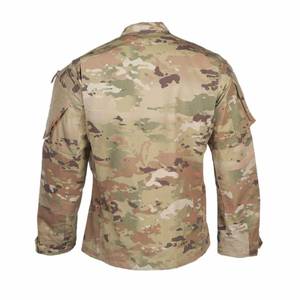 Camisa Táctica Multicam de Algodón de Manga Larga con Bolsillos en el Pecho y Paneles en los Hombros para Uniforme Masculino de Uso en Exteriores - Product Image 3