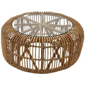 โต๊ะกาแฟดีไซน์ใหม่ทันสมัยสำหรับห้องนั่งเล่น ขายดี โต๊ะเก็บของแบบพับได้สำหรับโรงแรม ท็อปไม้ลายดอกไฮยาซินธ์ ผลิตโดย HNH Craft เวียดนาม - Product Image 2