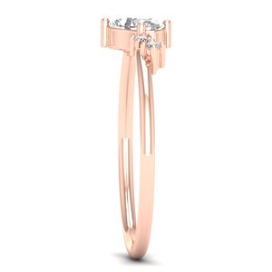 Anillos de Moissanita con Certificación GRA de Oro Rosa Sólido de 14K, Diseño Original REYES, Joyería Fina para Mujer, Elección Perfecta para Compromiso - Product Image 3