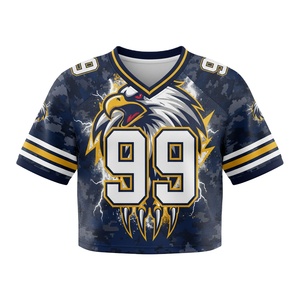 Camiseta de Fútbol Blue Wolf, Uniforme Personalizado con Sublimación 3D, Talla Grande, Secado Rápido, Proveedor para Hombre - Product Image 1