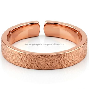 เครื่องประดับทองแดงแท้แบบขายส่ง • สายแบบด้านเคลือบสีด้านสำหรับทุกเพศ - Product Image 3