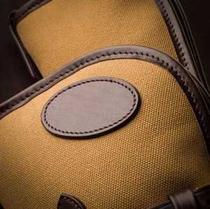 Rugged Vintage Leather Short Case Outdoor Shooting Accessories Storage Slip Cover Adjustable Shoulder Strap Tactical Bag MOLLE - Product Image 4