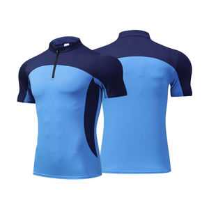Camiseta Deportiva de Compresión para Hombre con Logotipo Personalizado, Secado Rápido, Corte Regular, Elástica, para Fitness, Running, Tejida, 100% Algodón Orgánico - Product Image 1