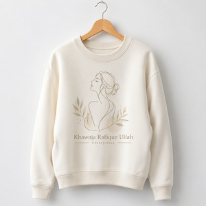 Chemise décontractée pour femme Khawaja Rafique Ullah à col montant et manches courtes, imprimé design minimaliste, en polaire respirante, coupe classique - Product Image 6