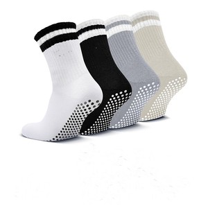 Calcetines de Yoga Antideslizantes para Mujer, Corte Bajo, con Agarre en el Tobillo, Diseño Geométrico, para Pilates, Barre, Estudio, Fitness y Deportes - Product Image 2