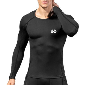High Quality <b>Men</b> <b>Compression</b> <b>Shirts</b> Moisture Wicking Lightweight Sports Wear <b>Compression</b> <b>Shirt</b> <b>For</b> Adult <b>Men</b> - Product Image 1