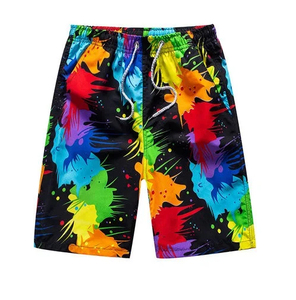 Shorts de bain mi-taille 2026 en gros avec poches, écologiques, pour la plage, longueur genou, séchage rapide, sublimés, pour la pêche - Product Image 5