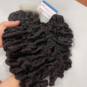 Super Oferta: Extensiones de Cabello Humano Vietnamita Rizado con Efecto Vapor, Color Negro Natural, Súper Sedoso, Listo para Enviar - Product Image 4
