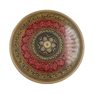 Plaque décorative Naqshi artisanale, art mural traditionnel complexe et présentoir d'étagère moderne, cadeau culturel unique pour la décoration intérieure - Product Image 1