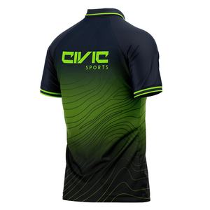 Venta caliente de los hombres de golf para camisetas de polo logotipo bordado personalizado poliéster sublimación impresión tela de punto - Product Image 6