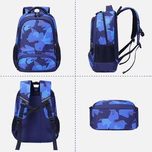3 Piece Blue Camouflage <b>School</b> <b>Backpack</b> Set for Boys with Insulated Lunch Bag and Pencil Case <b>Large</b> Capacity - Product Image 5