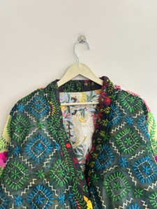 Lot Of Traditional Vintage Phulkari Short Embroidered <b>Women</b> <b>Coat</b> Handmade Boho Jacket - Product Image 5