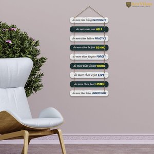 Letrero de Pared de Madera de Arte Moderno con Frase Positiva para Habitación Infantil, Oficina, Decoración del Hogar - Product Image 3