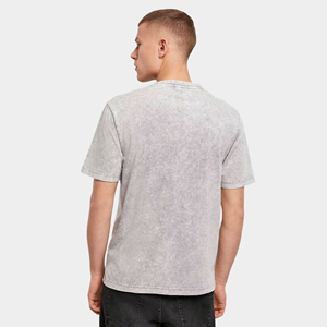 เสื้อยืดผู้ชายลายฟอกสี ปี 2025 ออกแบบเองได้ บริการ OEM & ODM เสื้อยืดฮิปฮอปผู้ชายระบายอากาศได้ดี พร้อมบริการ OEM - Product Image 4