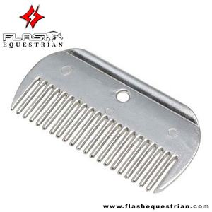 Peine de crin de aluminio hecho a medida con cabeza de caballo, producto ecuestre, hecho a medida, montar a caballo - Product Image 3