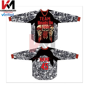 Camiseta de Paintball Personalizada, Tela de Poliéster Ligera, Impresión de Logotipo Sublimado, Ajuste Ajustable, Material que Absorbe la Humedad - Product Image 4