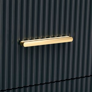 Credenza Moderna TREXM Giallo Ambra con Gambe in Metallo Dorato e Piano in Marmo, Ante in Vetro Temperato, Mobile Buffet in MDF - Product Image 5