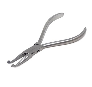 Alicates ortodónticos para coronas con puntas dentadas, instrumento dental manual de acero para doblar alambres de aparatos ortodónticos y formar bucles - Product Image 2