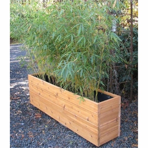 Jardinera de Madera para Exterior, Tipo Caja, Rectangular, de Madera Maciza, Maceta Elevada para Jardín - Product Image 5