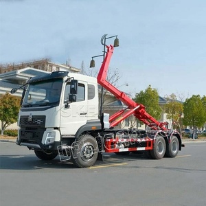 HOWO 10-Wheeler Arm-roll Truck <span class=keywords><strong>con</strong></span> 20cbm Hook Lift Container Rear Loader Hook Arm Garbage Truck para la venta - Product Image 3