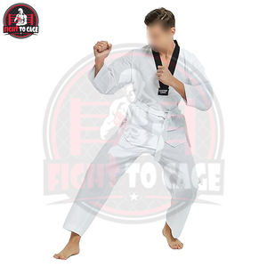 Uniforme de Taekwondo al Mejor Precio para Niños y Adultos, Trajes TKD de Color Personalizado, Conjunto de Dobok Transpirable para Entrenamiento de Artes Marciales y Karate - Product Image 5