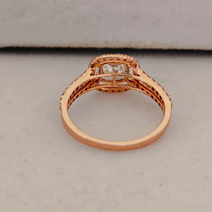 Anillo de diamante cultivado en laboratorio personalizado, oro de 14k, corte esmeralda natural, diamante redondo de lujo oscuro para hombre, joyería RIZTA JEWELS, color D,E - Product Image 4