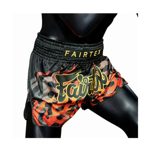 Pantalones Cortos de Muay Thai con Estampado, Pantalones de Kickboxing de Satén Premium, Unisex, para Entrenamiento de Artes Marciales, Corte Alto, Ropa Deportiva - Product Image 1