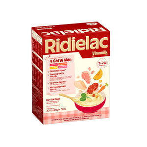 Vinamilk Ridielac - <span class=keywords><strong>4</strong></span> saveurs salées - Céréales pour 6-24 <span class=keywords><strong>mois</strong></span> - 200g x 24 boîtes par carton - Formule enrichie en vitamines - Product Image 1