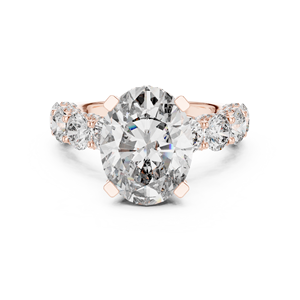 Anillos de compromiso de plata de ley 925 con circonita y moissanita, diseño de banda de eternidad, con alejandrita, joyería de alta gama personalizada para mujer - Product Image 1