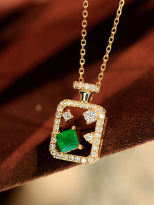 จี้เพชรทรงบริลเลียนต์ทองคำแท้ 18K สำหรับผู้หญิงจาก AMBER JEWELS รับรองโดย IGI สไตล์คลาสสิกหรูหรา เหมาะสำหรับสวมใส่ทุกวัน - Product Image 3