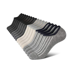 Men's Breathable Knitted Ankle <b>Socks</b> Solid Color Thin Cotton Spandex Low Cut Daily Wear Summer <b>Socks</b> 5 Pairs - Product Image 3