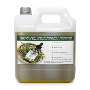 Aceite Capilar de Romero Orgánico de Grado Profesional para Uso en Salón, Crecimiento y Control de Caída del Cabello, Empaque a Granel, Calidad Certificada - Product Image 1