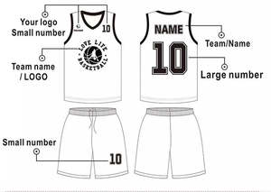 Ensemble maillot et short de basketball, uniforme d'équipe de club, vêtements de basketball personnalisés, uniforme de sublimation sur mesure - Product Image 3