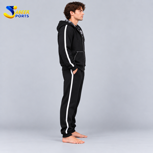 Durable Men Double Layer Tracksuit <b>Crafted</b> with Soft Material Offers Comfortable Fit Warm Feel Men Double Layer Tracksuit <b>Set</b> - Product Image 5