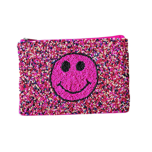 Custom Logo Beaded Embroidery Coin Pouch for Promotional Gifts FLORAL DESIGN FD-207 with Intricate Handmade Design - Product Image 4