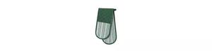 Doppia striscia Chef cucina cucina cottura collezione forno, doppio guanto da forno, 35x7.5 ", verde scuro | Importazioni di Design - Product Image 2