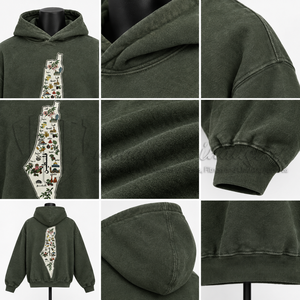 Sudadera con Capucha Personalizada para Hombre, Sudadera Holgada de Estilo Urbano Unisex con Estampado Gráfico Frontal - Product Image 6